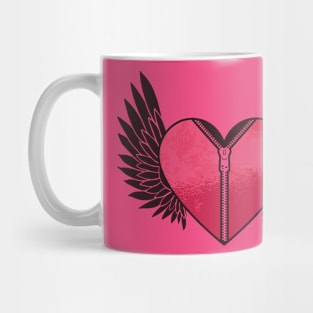 Heart Zippered Mug